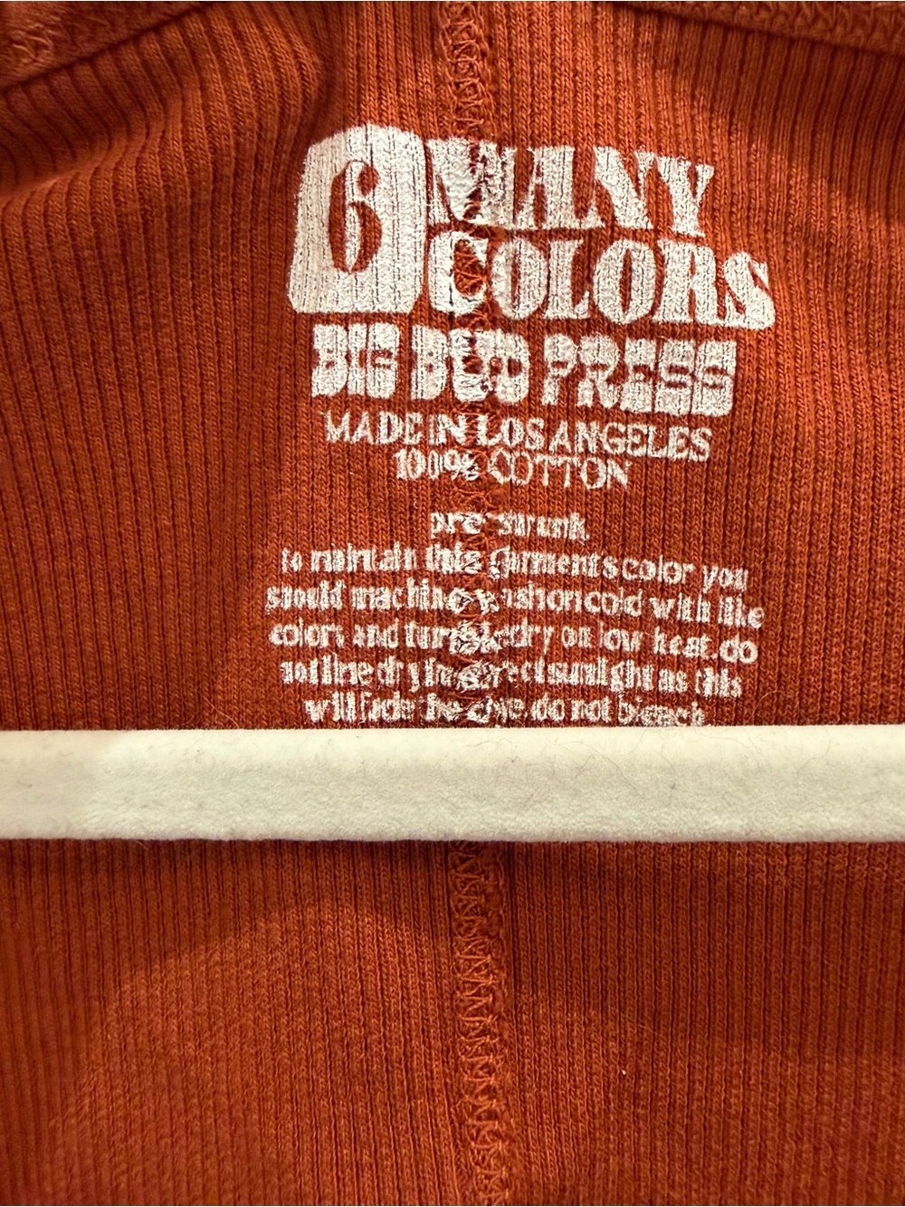 Big Bud Press Burnt Orange Wrap Sweatshirt - Picture 3 of 3